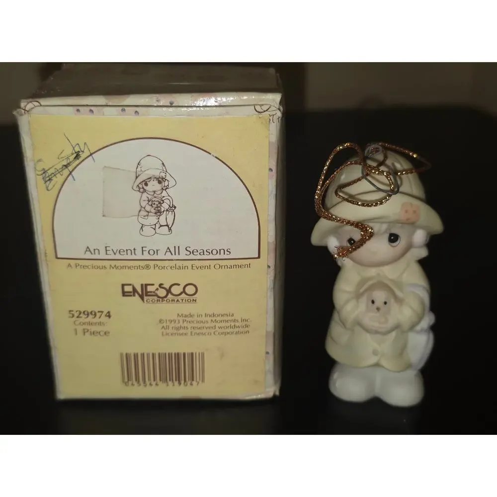 1993 Enesco‎ Precious Moments An Event For All Seasons Ornament 529974 Porcelain